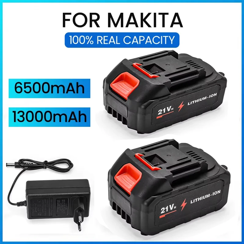 13000mah para makita substituição de íon de lítio compatível makita bl1860b bl1860 bl1850 bateria recarregável da ferramenta elétrica euplug