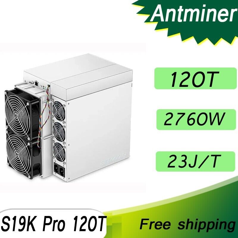 EEN nieuwe Bitmain Antminer S21 200T 3500W Bitcoin BTC ASIC Miner klaar voorraad