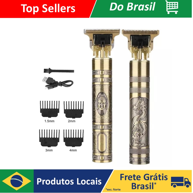 DAFUSHOP Máquina De Cortar Cabelo Para Barba Masculina Designer Aleatório Elétrico Profissional