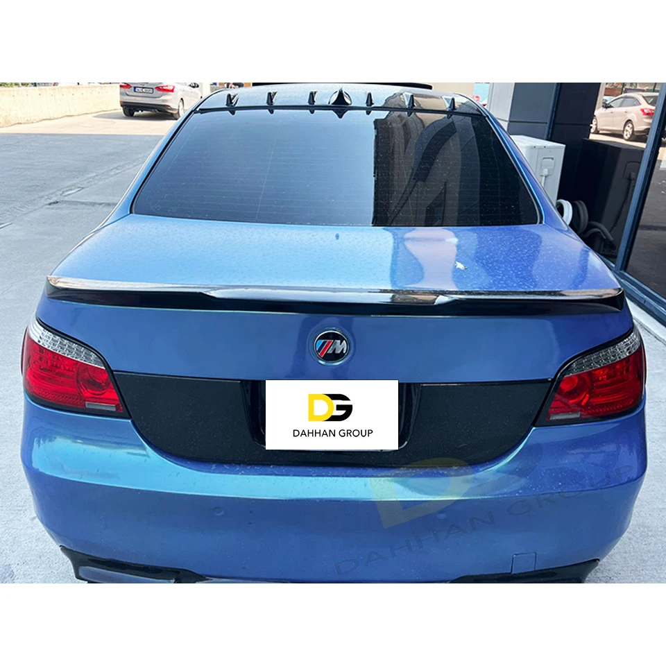 B.M.W Bộ 5 E60 Và E60 LCI 2003-2010 M4 Phong Cách Phía Sau Thân Cây Spoiler Nối Dài Sơn Hay Nguyên Bề Mặt sợi Thủy Tinh E60 Bộ