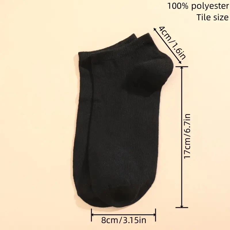 10/20 paar unisex effen kleur bootsokken vrije tijd onzichtbaar zakelijk ademend geurbestendig hoogwaardige heren dames enkelsokken