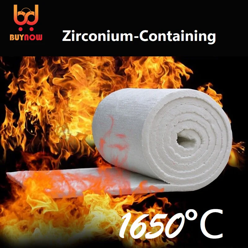 Zirconi Có Chứa 1430 ℃ Sợi Gốm Chăn Có Thể Chịu Được Nhiệt Độ Cao Cách Nhiệt Cotton