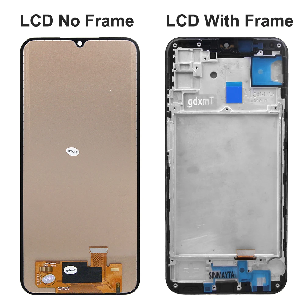 Pantalla de visualización de SM-A155F A15 4G probada de 6,5 pulgadas, para Samsung A15 5G SM-A156B pantalla Lcd pantalla táctil Digital con marco