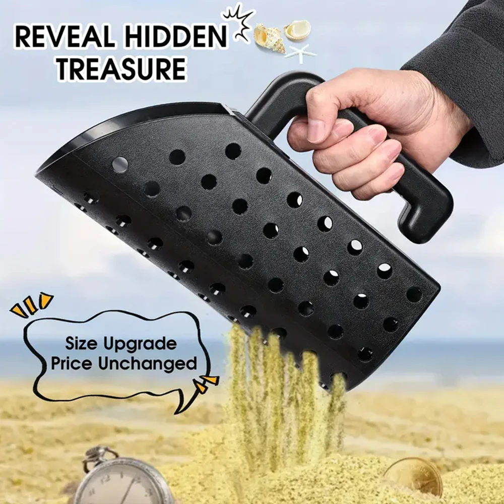 Metaaldetector Abs Zand Schepje Set Stalen Strand Graven Filter Ondergrondse Metalen Schat Detectie