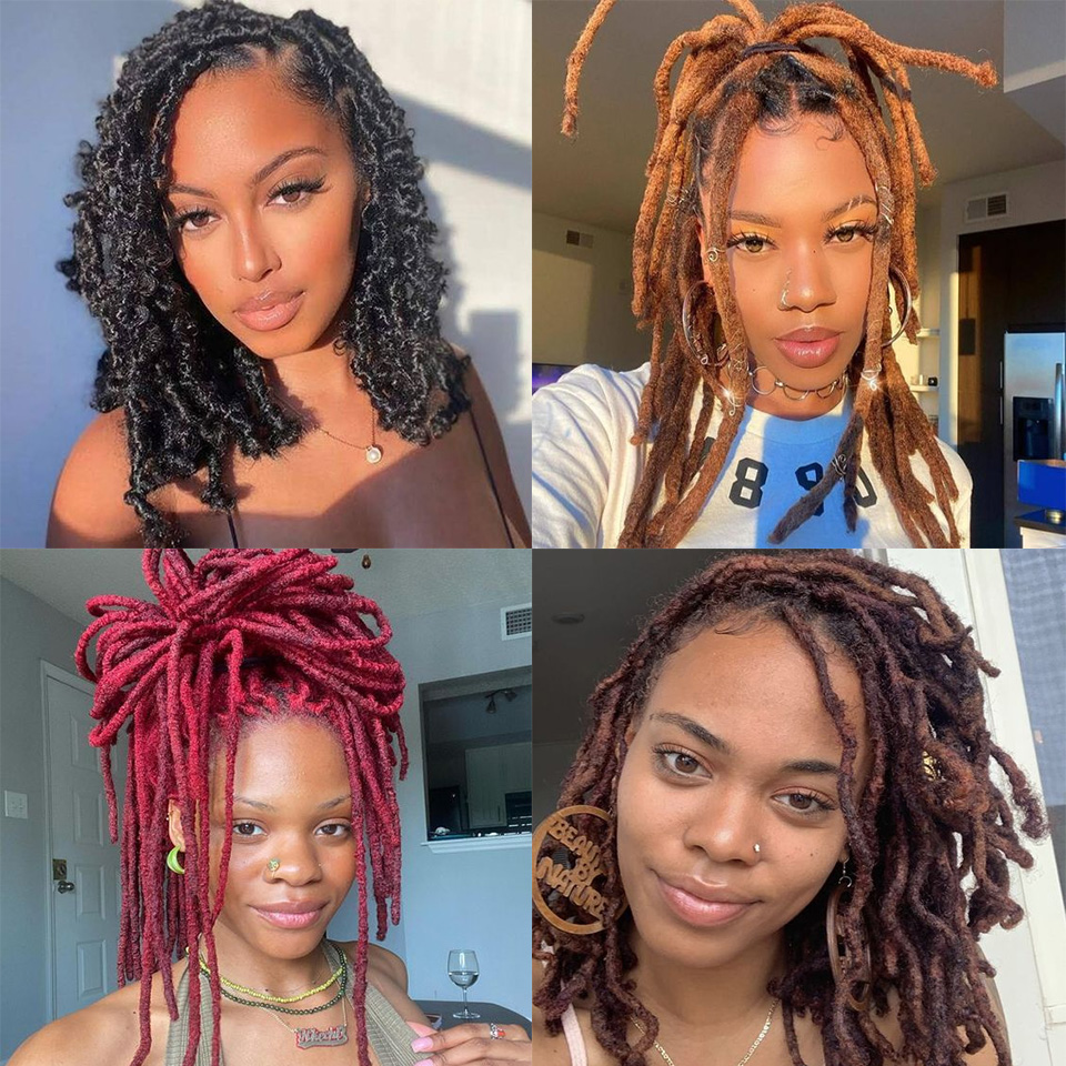 Afro Kinky Bulk 100 % Echthaar Kinky Curly Bulk für Dreadlocks Twist Locs Flechten Haarverlängerungen Natürliche Farbe Zöpfe Haar