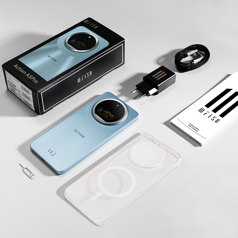 IIIF150 Action A5Pro téléphone double écran conception Smartphone Android 15 8GB RAM 256GB ROM 6.8 "HD + affichage 5100mAh batterie