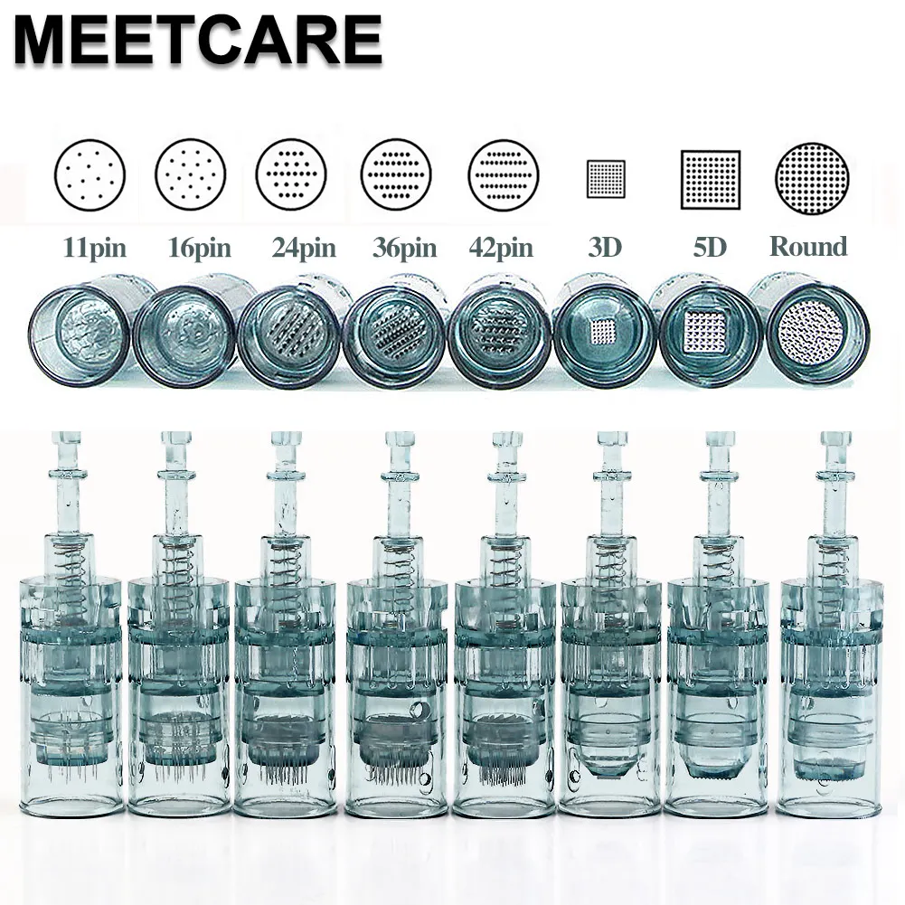 Cartuchos de agulhas para M8 Dr Pen Derma Microneedling Pen, Caneta Microneedling, Original, 11Pin, 16Pin, 24Pin, 36Pin, 42Pin, 5D