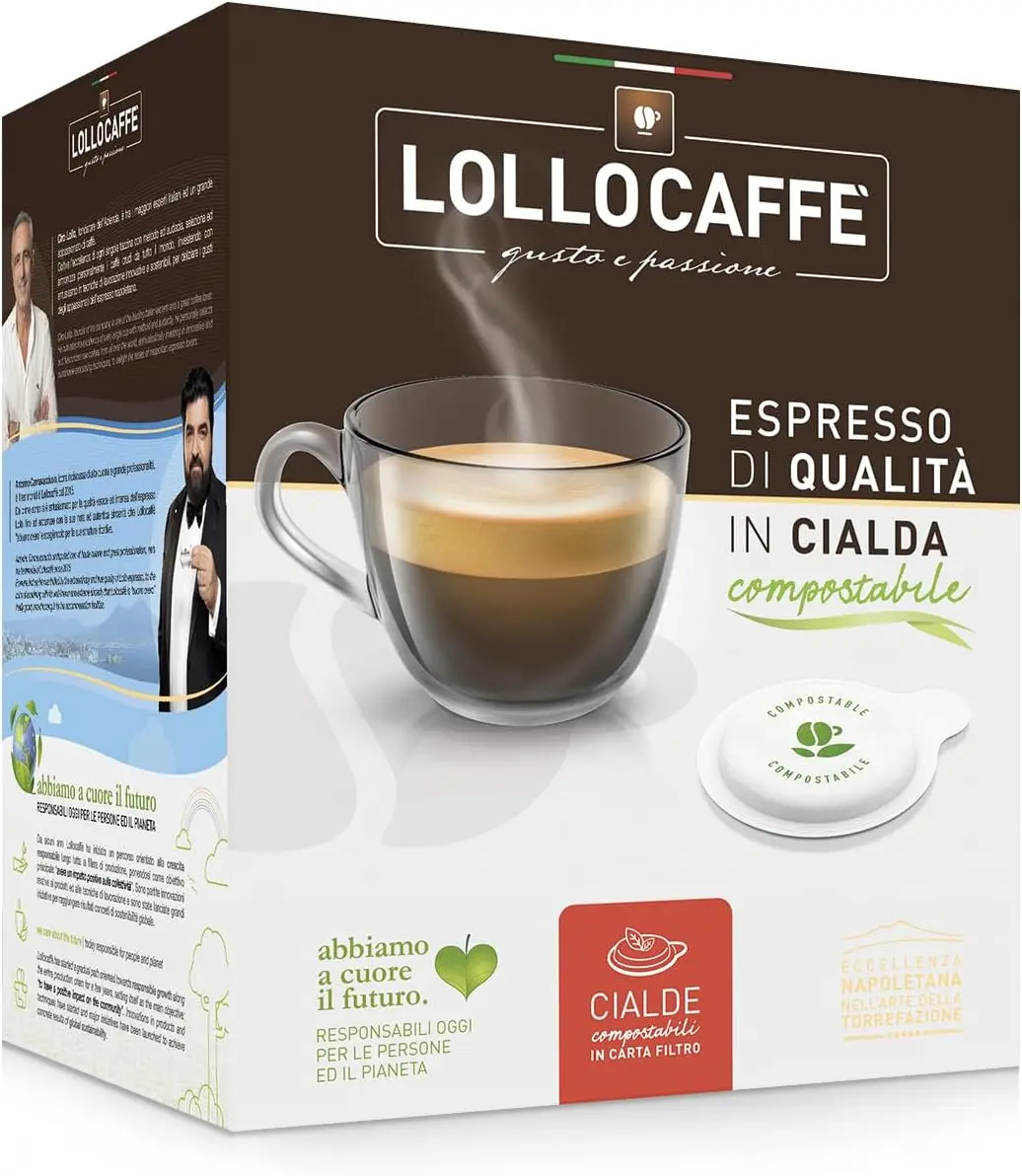 Lollo café or mélange boîte gaufres 150 pièces papier Ese44