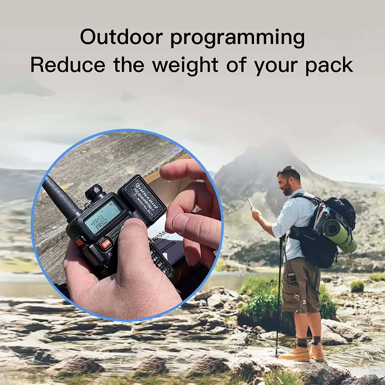 TIDRADIO Ham Radio Draadloze Programmeur Adapter APP & PC Programma voor Baofeng UV-5R en Meerdere Modellen Proeven In plaats van Programma