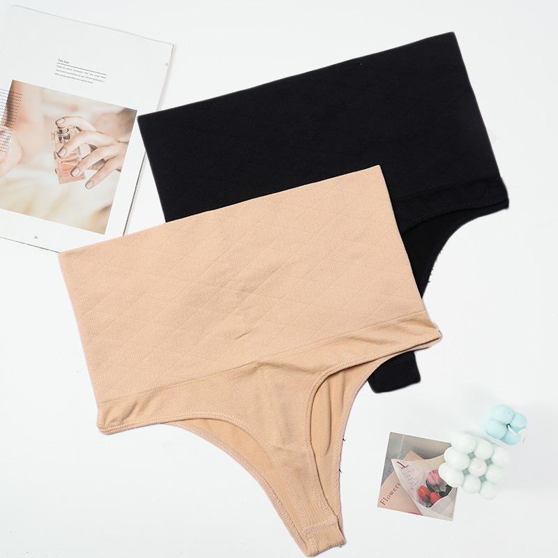 Entrenador de cintura alta para mujer, bragas de Control de adelgazamiento de barriga, moldeador de cuerpo, levantador de glúteos, Tanga, ropa interior moldeadora Plus Isze S/3XL