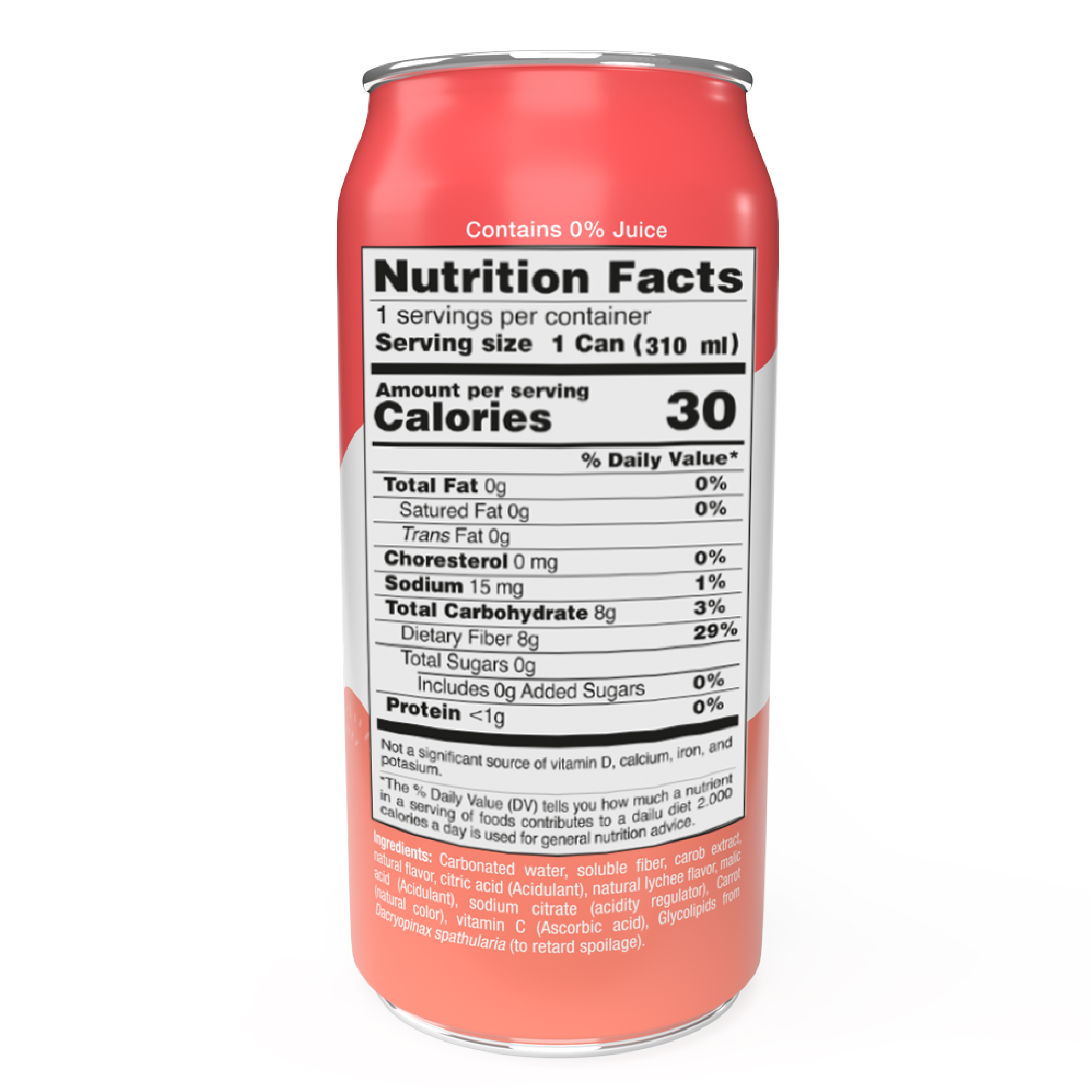 Ekii Lightly Carbonated Lychee Drink 10.5 oz (12Pack)