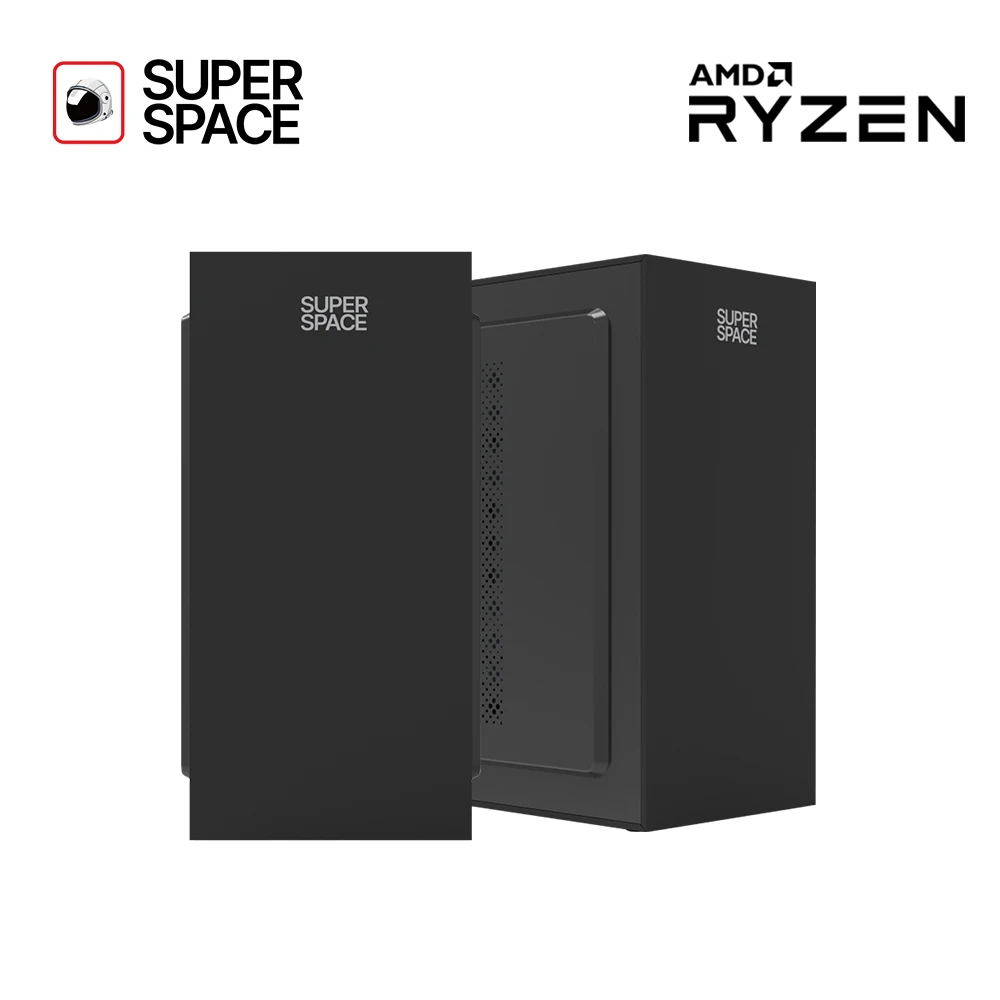 라이젠R3 3200G NVMe M.2 SSD 256G 슈퍼스페이스 조립PC 컴퓨터본체 주식용,사무용,가정용 컴퓨터