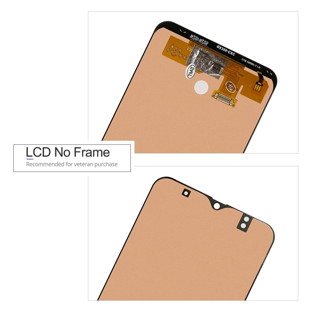 100% probado para Samsung A50 SM-A505FN/DS A505F/DS A505 pantalla LCD Digitalizador de pantalla táctil con marco para Samsung A50 lcd