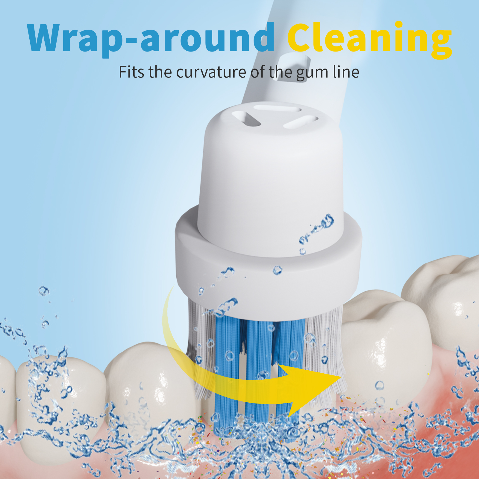 交換用歯ブラシヘッド 4 個 オーラル B ブラウン プロフェッショナル電動歯ブラシヘッド ブラシヘッドと互換性あり