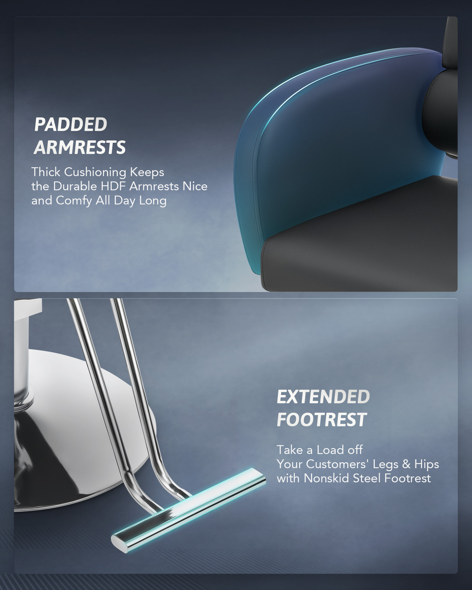 CO-Z Classic Adjustable Styling Salon Barber Chair 360 Swivel Hairdressing Chair