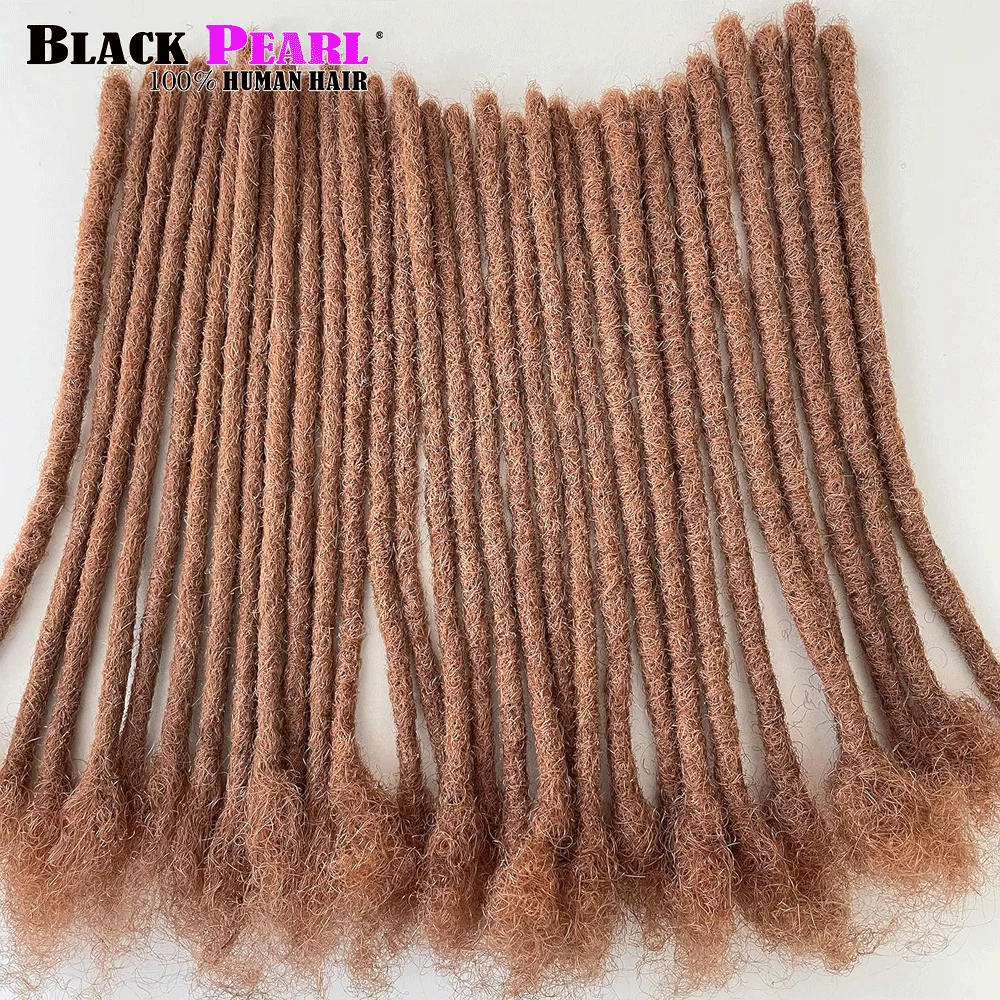 1b/vermelho extensões de dreadlocks de cabelo humano dreadlocks loc extensões kinky em linha reta 100% extensões de dreadlocks de cabelo humano