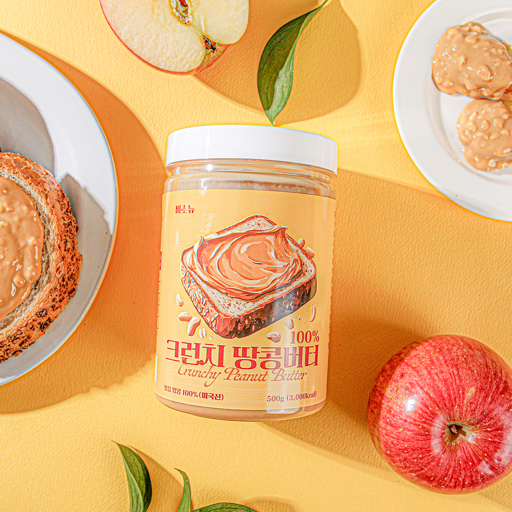 비소뉴 크런치 땅콩버터 100% 무첨가