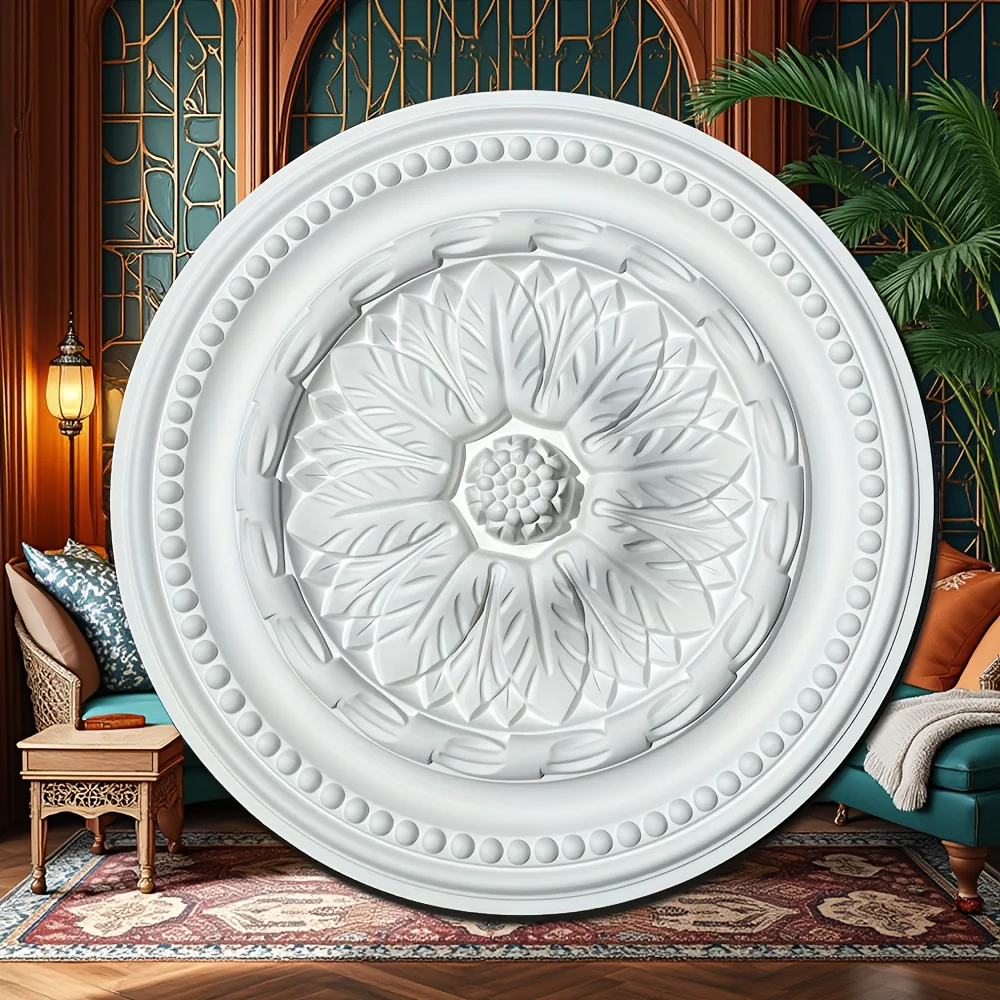 White PU building model mold light plate imitation gypsum material wall surface home decoration plastic building materials profi