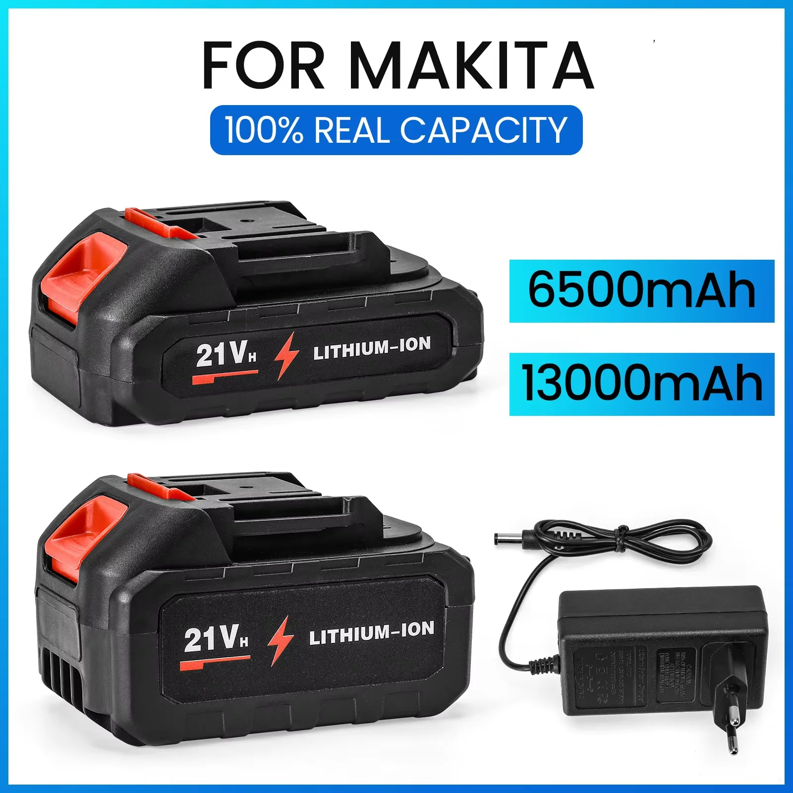13000mah para makita substituição de íon de lítio compatível makita bl1860b bl1860 bl1850 bateria recarregável da ferramenta elétrica
