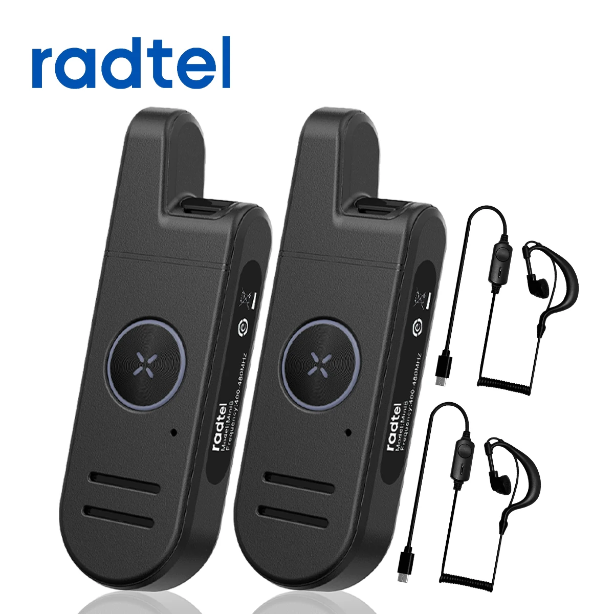 Radtel RT13 Super Mini Walkie Talkie PALM Radio Bing PTT-Taste UHF 400-470 MHz für Restaurants, Friseursalons, Einkaufszentren