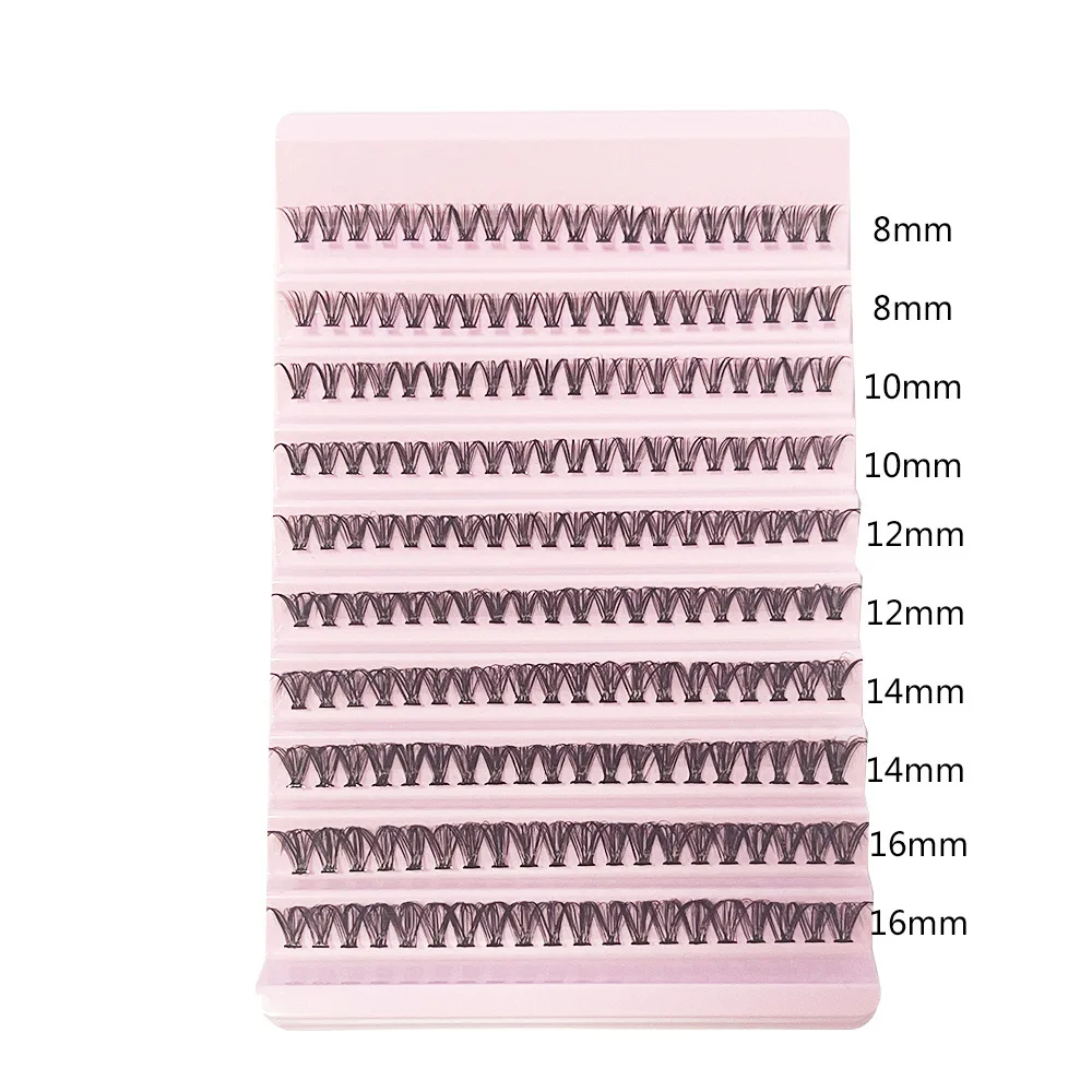 MJ DIY Lashes ชุดขยายขนตา 200 PCS Clusters Lash Bond และซีลเครื่องมือแต่งหน้าสําหรับติดกาวขนตากาวอุปกรณ์เสริม