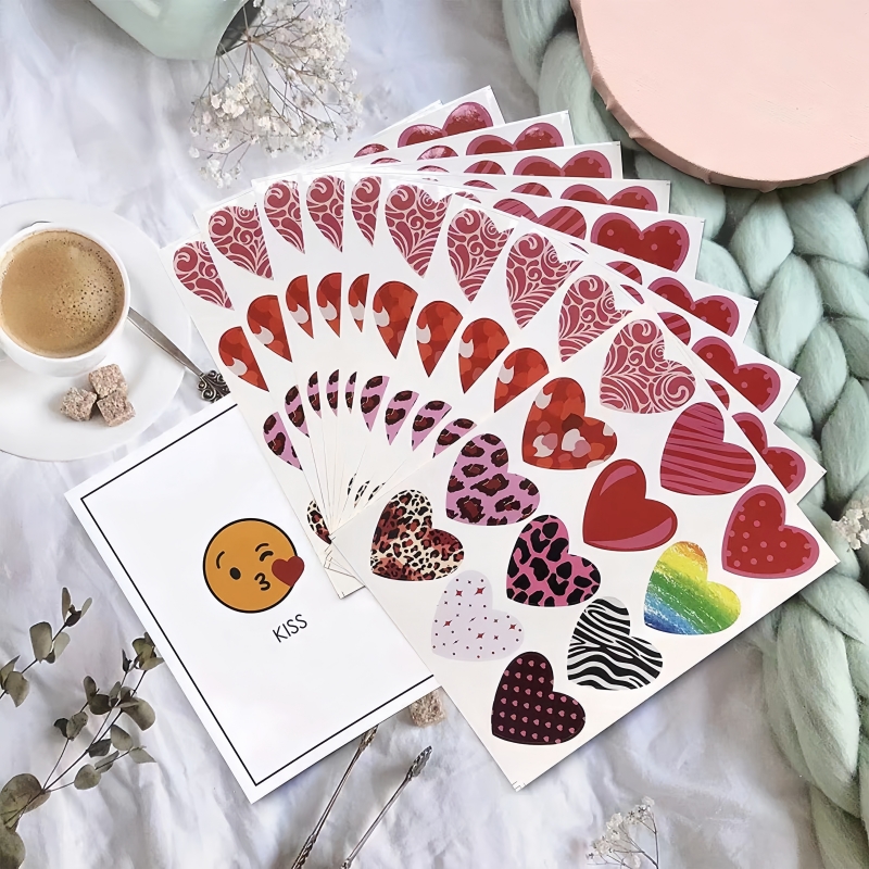 500PCS Custom Stickers DIY Your Own Labels Wedding Birthday Gift Box Stickers Custom Company Logo 3-10CM Personalized Stickers