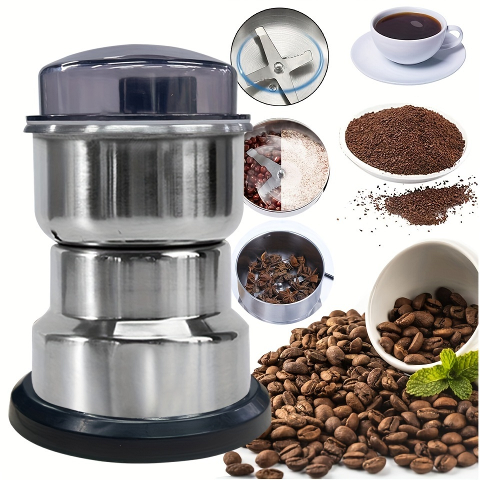 DAFUSHOP Moedor De Café Grãos Sementes Elétrico Automático Gourmet Profissional Em Aço Inox 110v