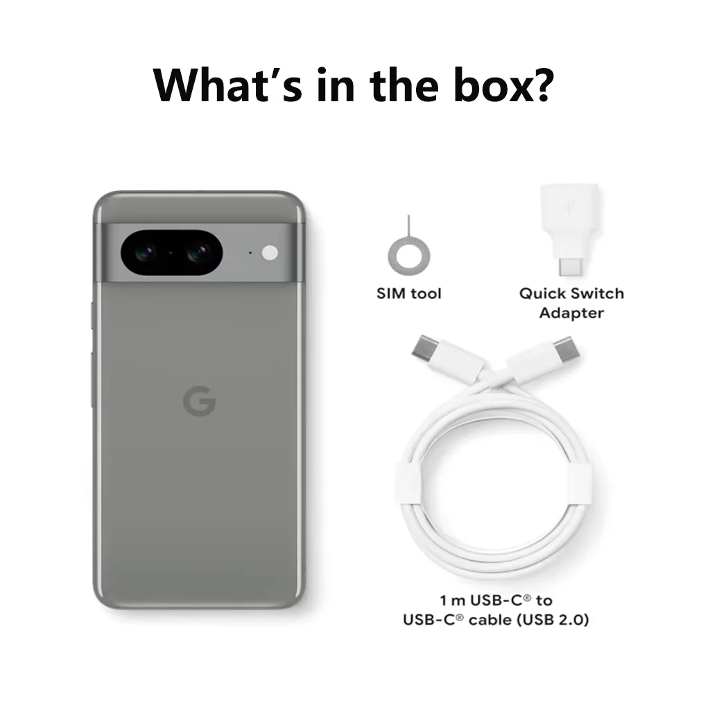 Google Pixel 8a Globale Version AI Smartphone Google Tensor G3 64 MP Quad PD Weitkamera 120 Hz OLED-Display 4492 mAh Akku