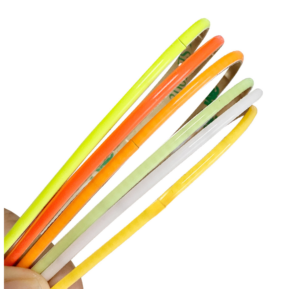 3 ミリメートル超薄型 DC 12V カラフルな COB LED ストリップライト家の装飾 DIY ブルー/ピンク/レッド/パープル高密度 LED テープカラー車