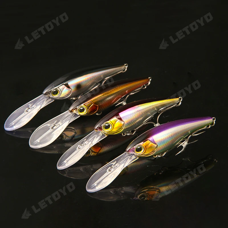 LETOYO Suspending Minnow 6g/60mm-10g/70mm 0-4m depth Deep Dive Artificial bait trout bass lures for Pike fishing lures spinning