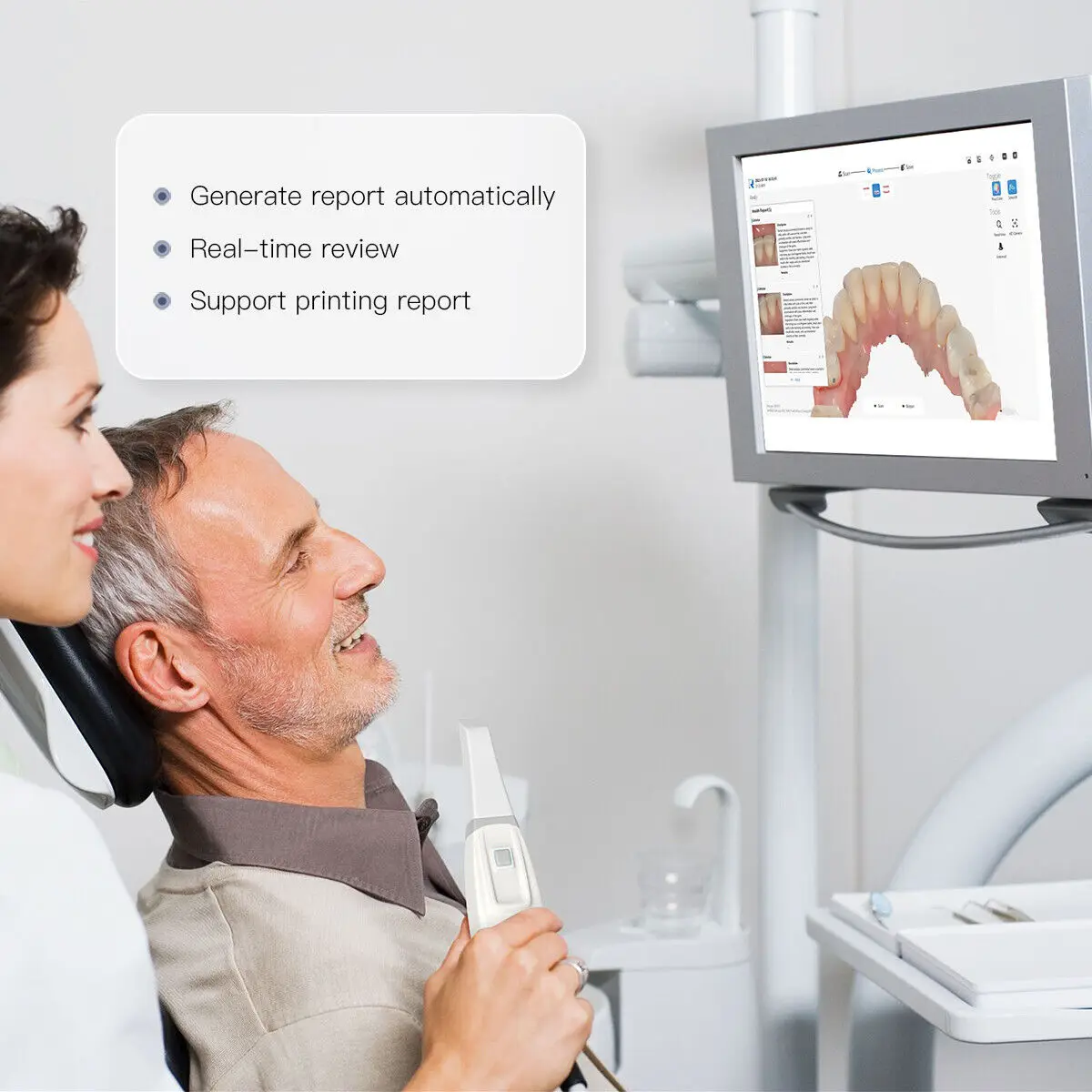 Dental Intra-oral 3D Scanner w/ Scanning Software System FDA CE