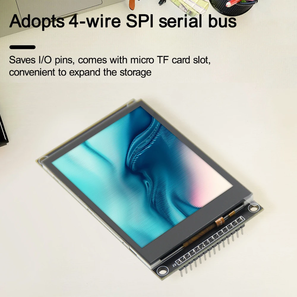 3.2 Inch SPI Serial IPS Touchscreen Display for ESP32 3.2" 320x240 Pixel ILI9341 Driver TFT LCD Module for Arduino/Mega2560/C51