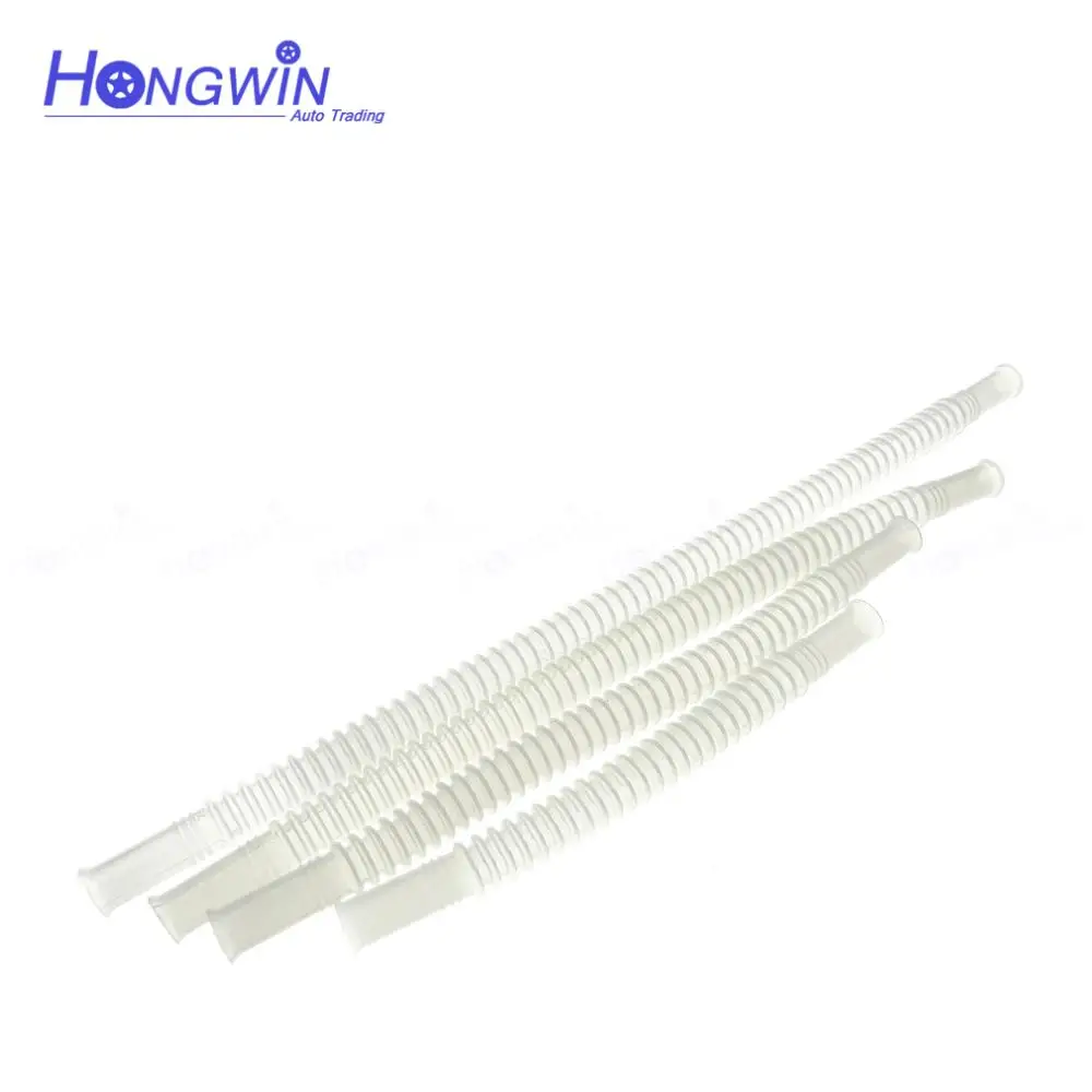 2 Cái/lốc PA11 ID8 OD10 15/20/25CM Màu Trắng/Đen Màu Nhựa Nylon Ống Lượn Sóng Ống cho Máy Bơm Nhiên Liệu