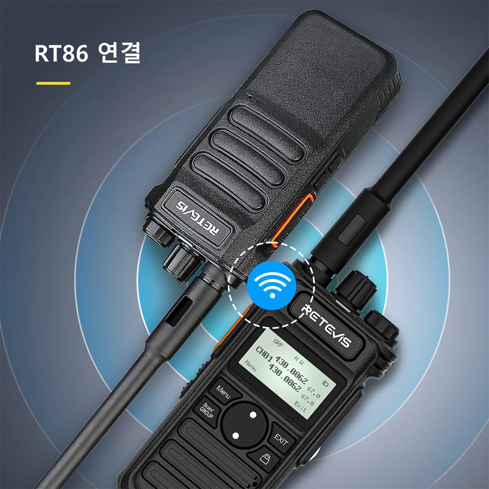 Retevis RT86S 워키토키 무전기 한국 세트 장거리 라디오 ptt 고성능라디오 Walkie Talkie 충전식 생활용 c Type 모빌 전문가용 UHF GMRS Walkie 한국 사용 휴대용 10w 통신 장비 c타입 고성능 이동무전기 고출력 1 2pcs 충전 라디오 핸즈프리 Walkie-talkie 양방향 인터컴