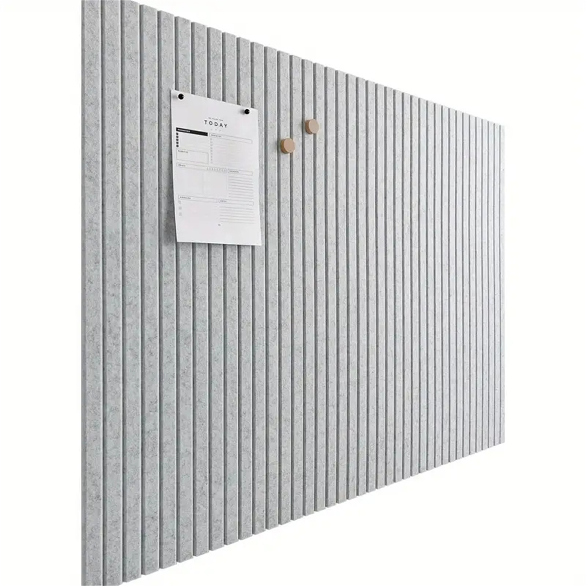 6pcs Felt Wall Stickers Bulletin Board - Artwork Display Board Photo Wall for Living Room, TV Background, Home Office Decor