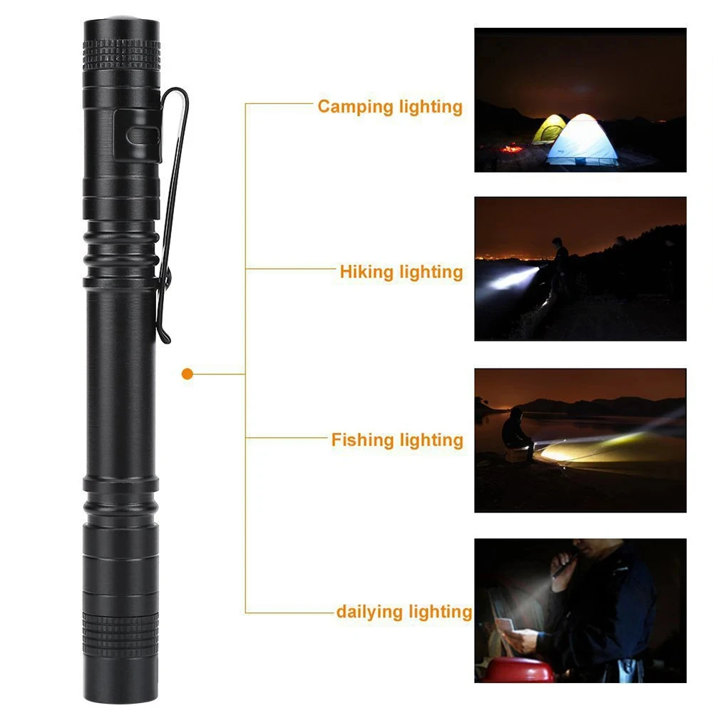 LED 懐中電灯ミニ 13 センチメートルポータブル白色光歯科医ナーストーチキャンプハイキングアドベンチャーアウト懐中電灯