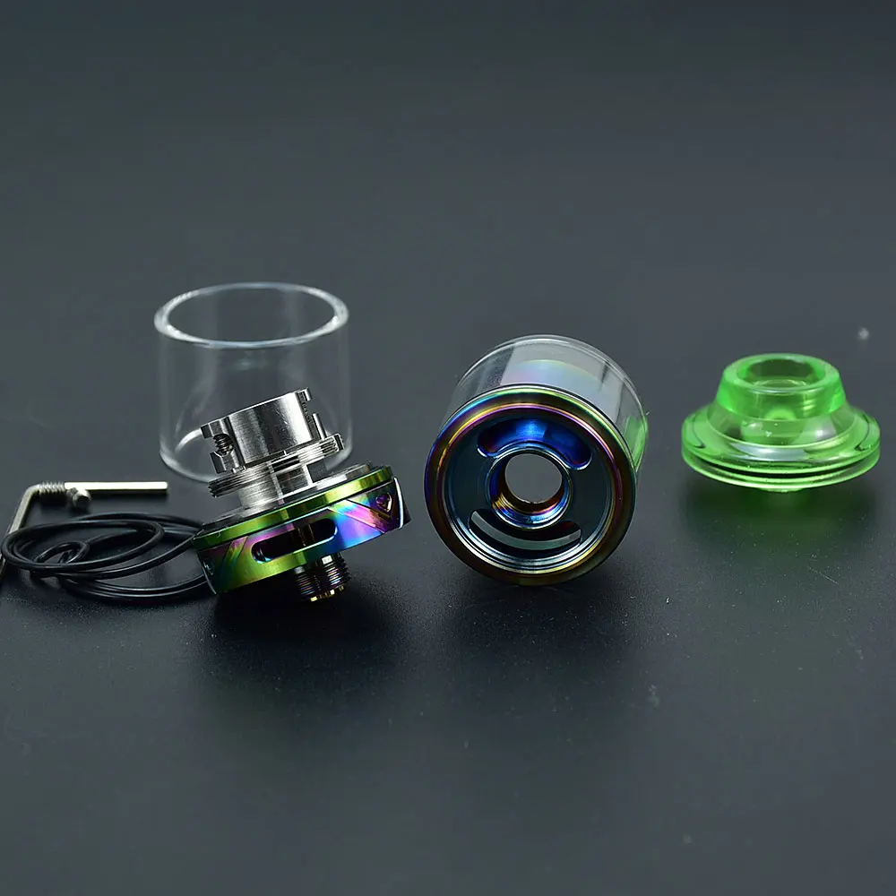 Wasp Nano RTA 23mm mtl tanque Atomizador TopFilling 2ml Tanque MTL Bobina algodones vs Berserker v3 rta