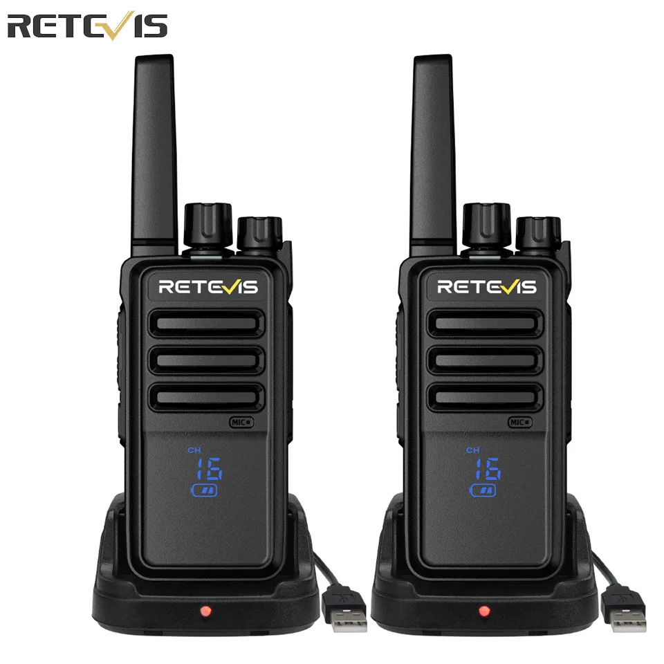 Рация Retevis RT68H RT668H, Портативная радиостанция без лицензии, скрытый экран большого радиуса действия, удобная, Type-C, для бизнеса