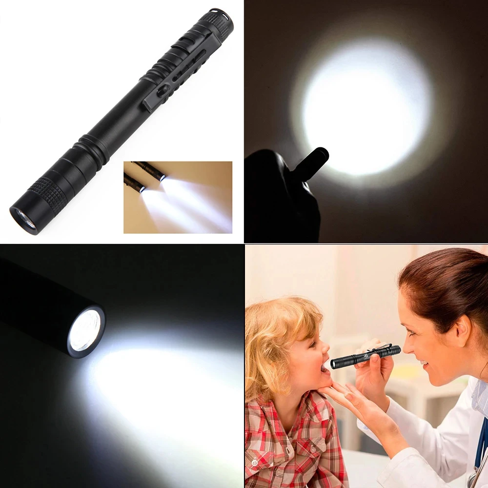LED 懐中電灯ミニ 13 センチメートルポータブル白色光歯科医ナーストーチキャンプハイキングアドベンチャーアウト懐中電灯