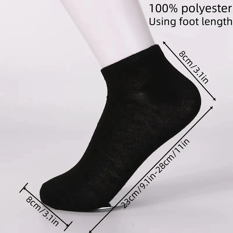 10/20 paar unisex effen kleur bootsokken vrije tijd onzichtbaar zakelijk ademend geurbestendig hoogwaardige heren dames enkelsokken