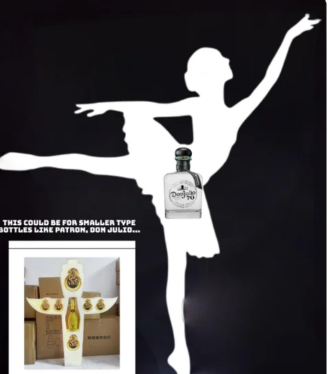 2PCS CUSTOMIZED LED BOTTLE PRESENTER