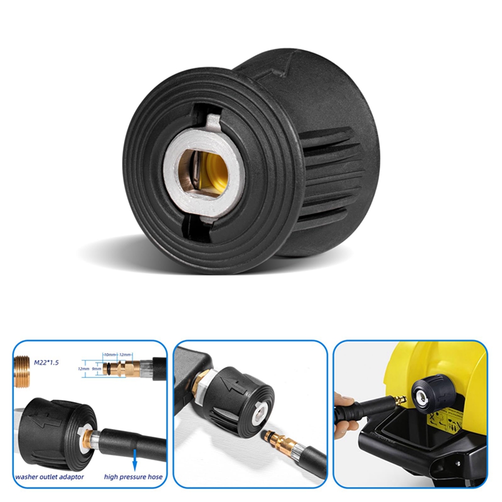 เครื่องฉีดน้ําแรงดันสูง Quick FITTING Adapter สําหรับปืนและ Power เครื่องซักผ้า M22 14 มม.สําหรับ Karcher Lavor Bosch
