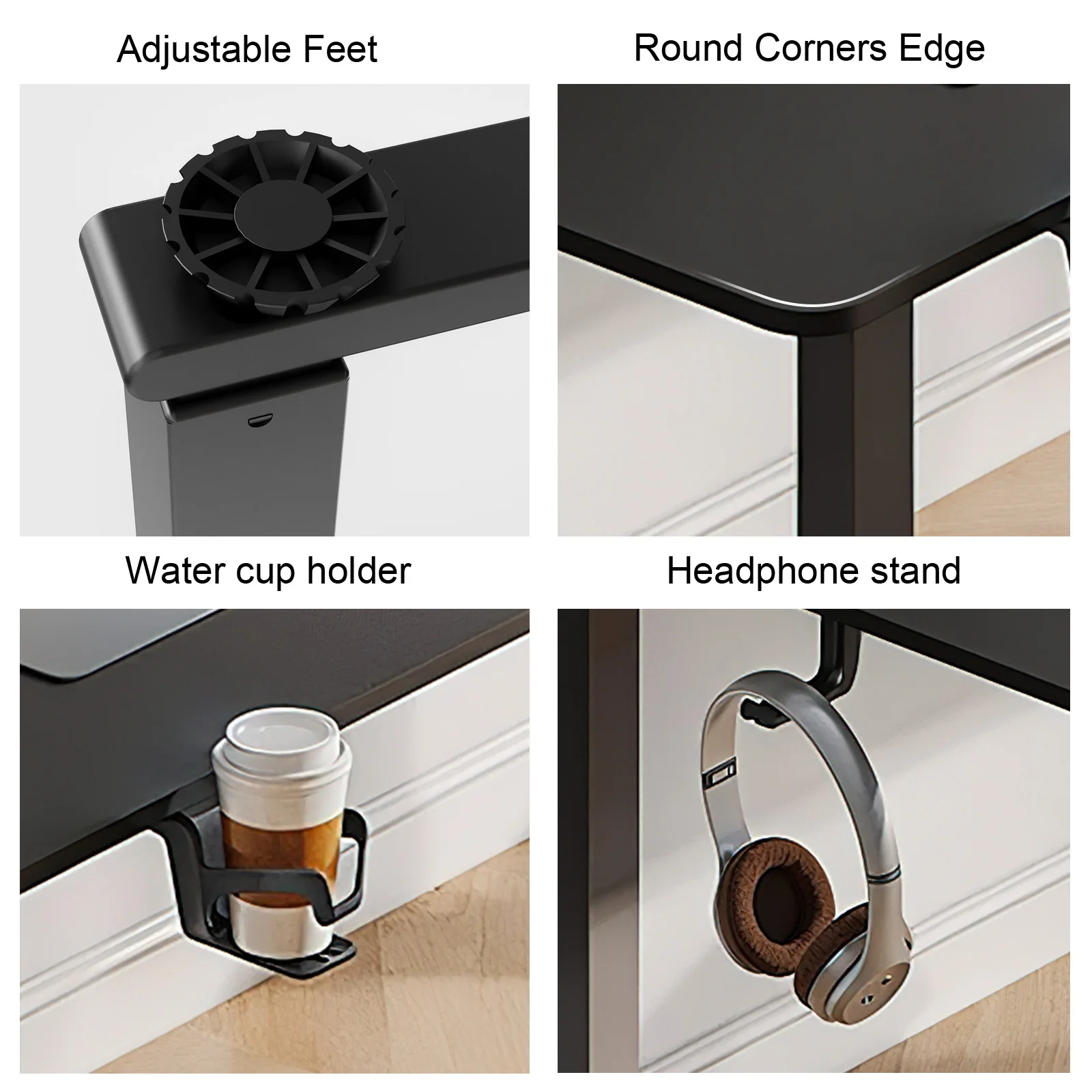 Standing Desk,63/71x43 Inches L Shaped Desk with 4 Legs,Dual Motor & Memory Controller,Electric Stand Up Desk Adjustable Height