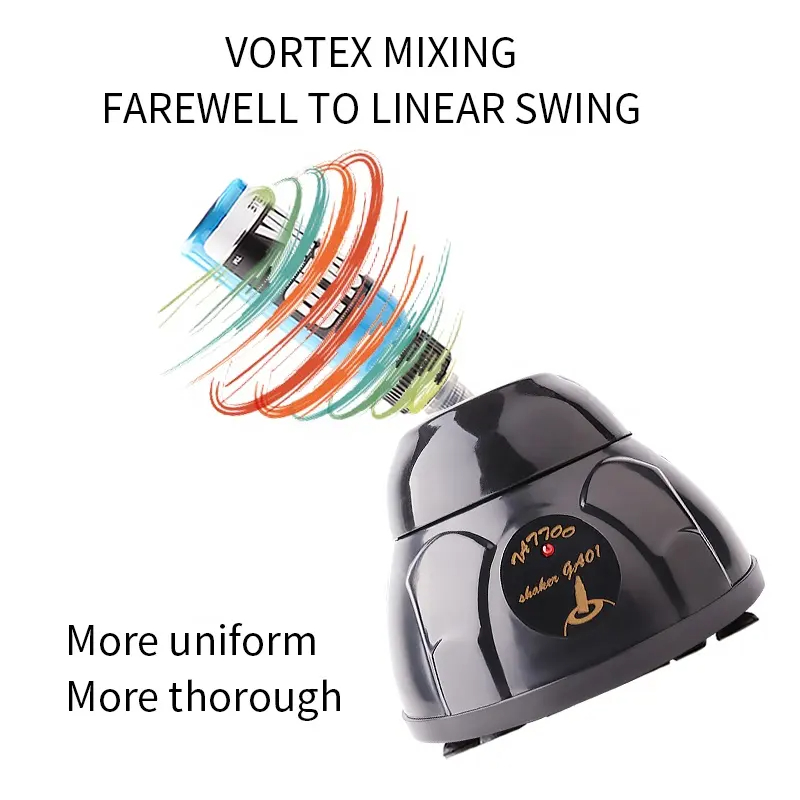 Mini Vortex Mixer Nagellack Shaker Tattoo Pigment Ink Rührer mit rutschfester Basis zum schnellen Rühren von Tattoo Ink