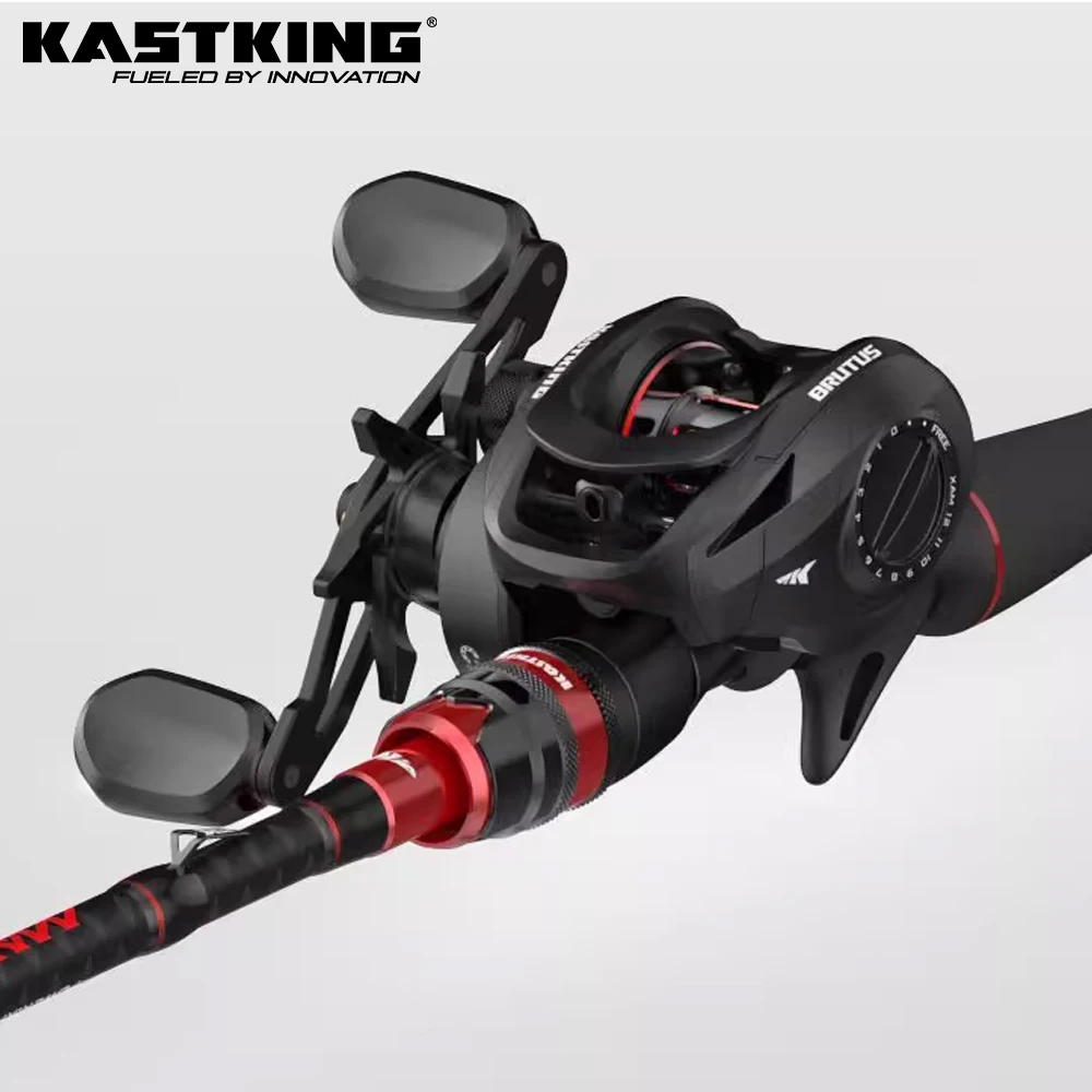 KastKing Brutus Baitcasting Máy Từ Hệ Thống Phanh 7.2:1 Tỷ Lệ Bánh Răng 5 + Tặng 1 Vòng Bi 8KG Max Kéo Câu Cá Phối Xanh