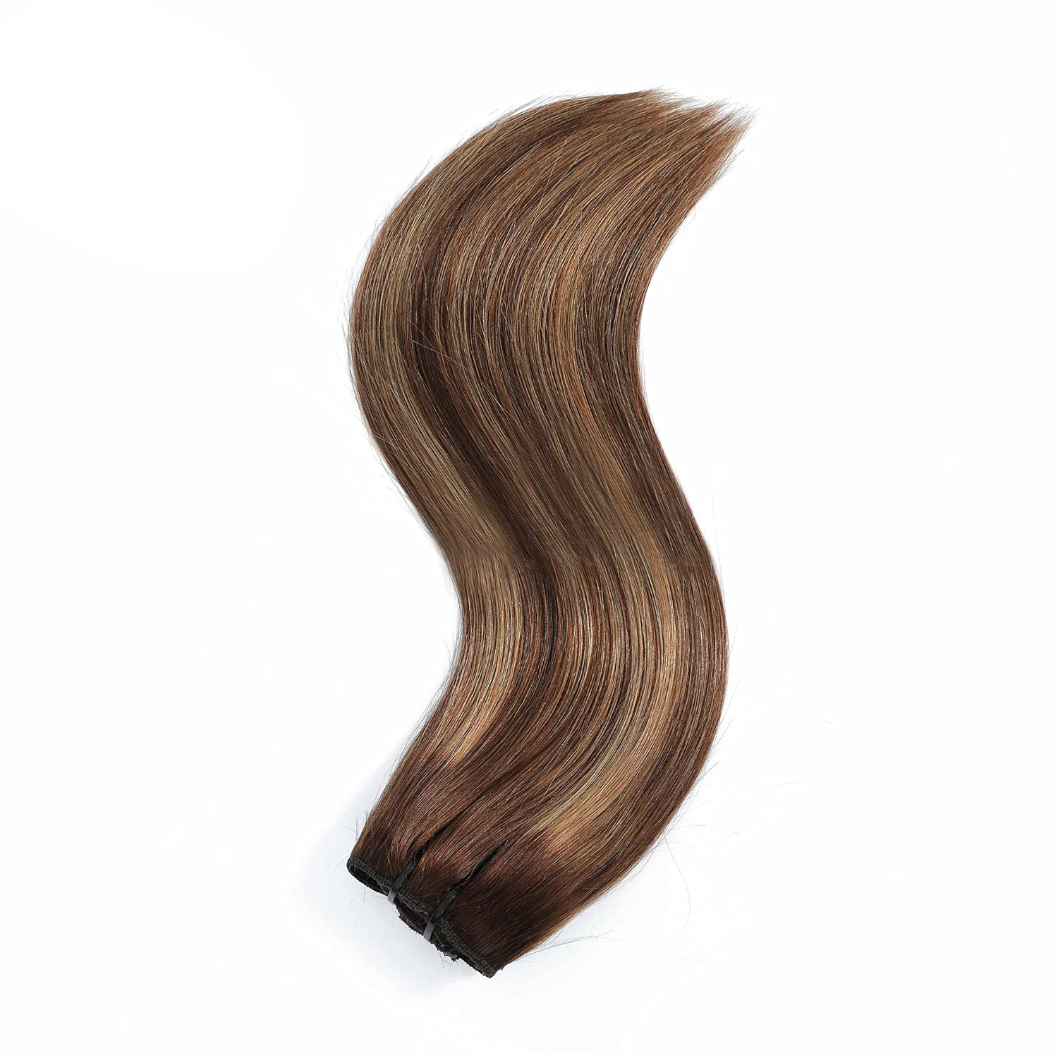 8 pièces Clip Ins 4/27 mettre en évidence la couleur pince droite dans les Extensions de cheveux humains pince de cheveux humains brésiliens dans les Extensions de cheveux 120 g/paquet