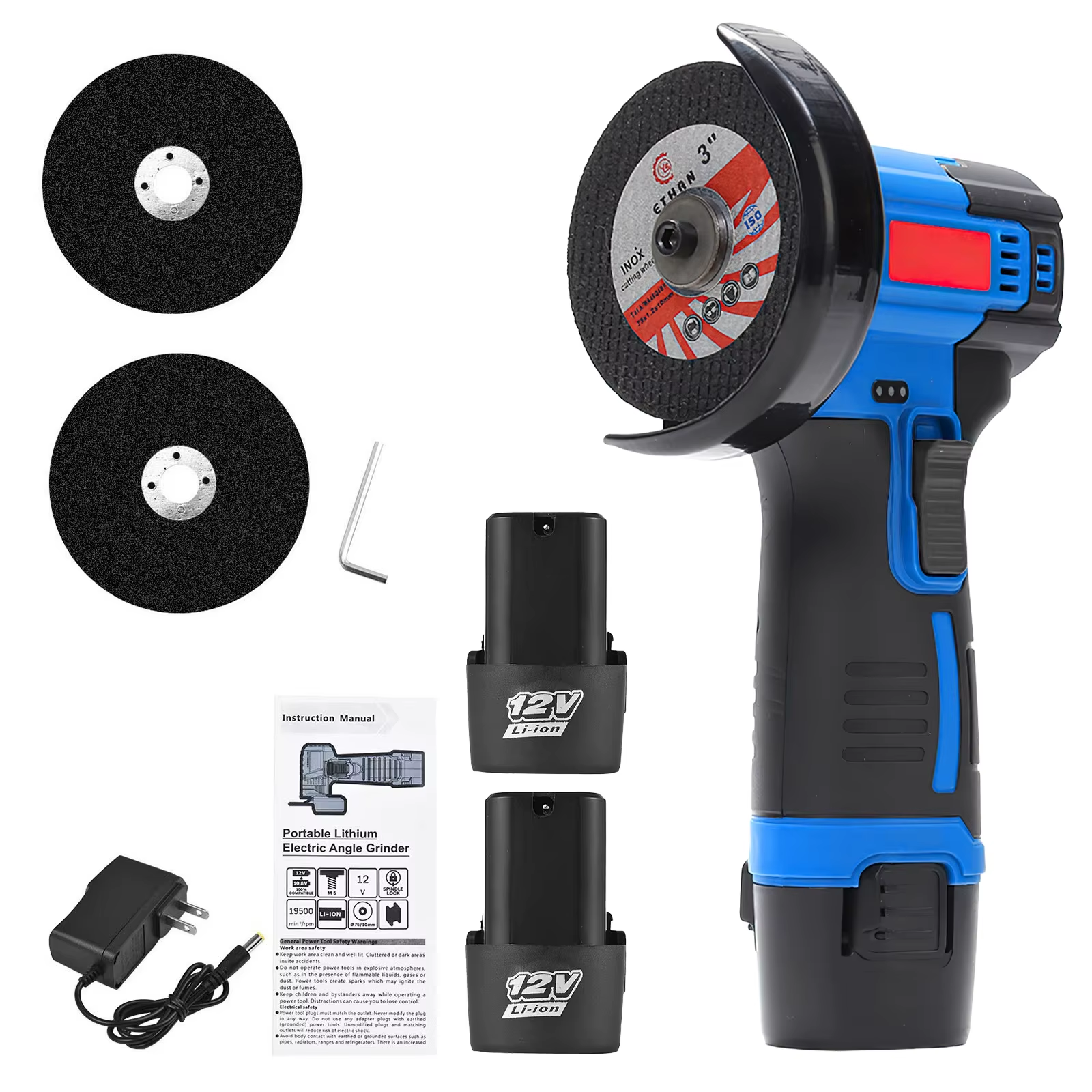 Mini amoladora angular, Mini máquina de corte recargable para el hogar, máquina pulidora, amoladora manual eléctrica, máquina pulidora