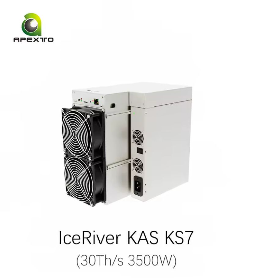 SE MELHORES VENDAS NO NOVO Iceriver KAS KS7 30T 3500W Kaspa Miner Entrega rápida