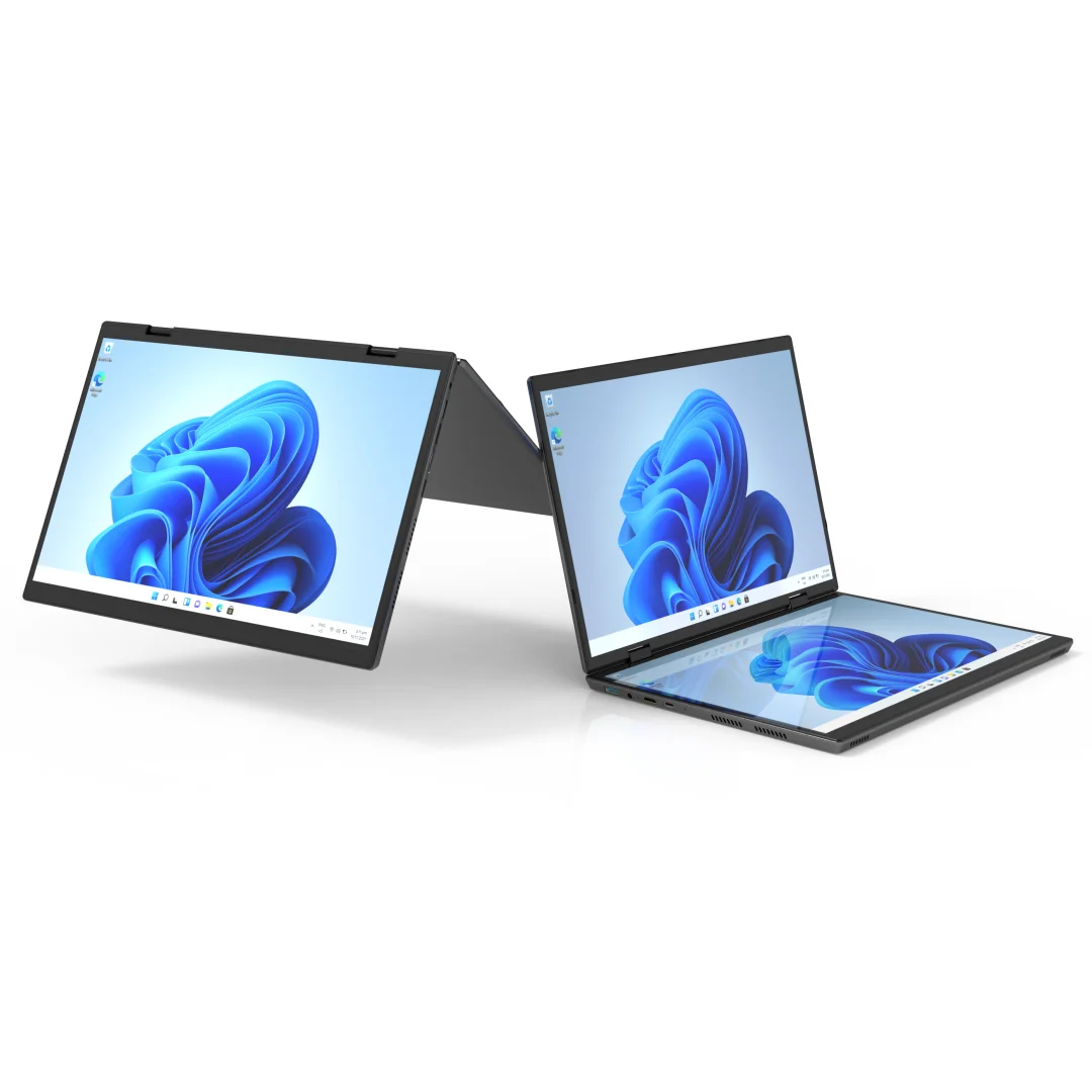 2024 Oem Tablet Laptop 2 In 1 Intel Processor N-Serie N100 Computer Zakelijke Laptop Yoga Dual Touch Screen Ddr5 16Gb Notebook