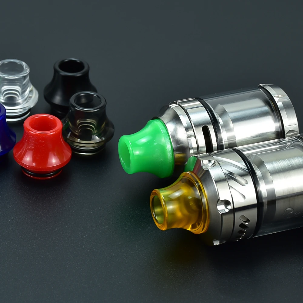 Punta de goteo wolfcoolvape estilo 510 810 material de resina de punta de goteo para Zeus Sub Ohm RTA zeus x rta taifun gt5 rta taifun gtr rta